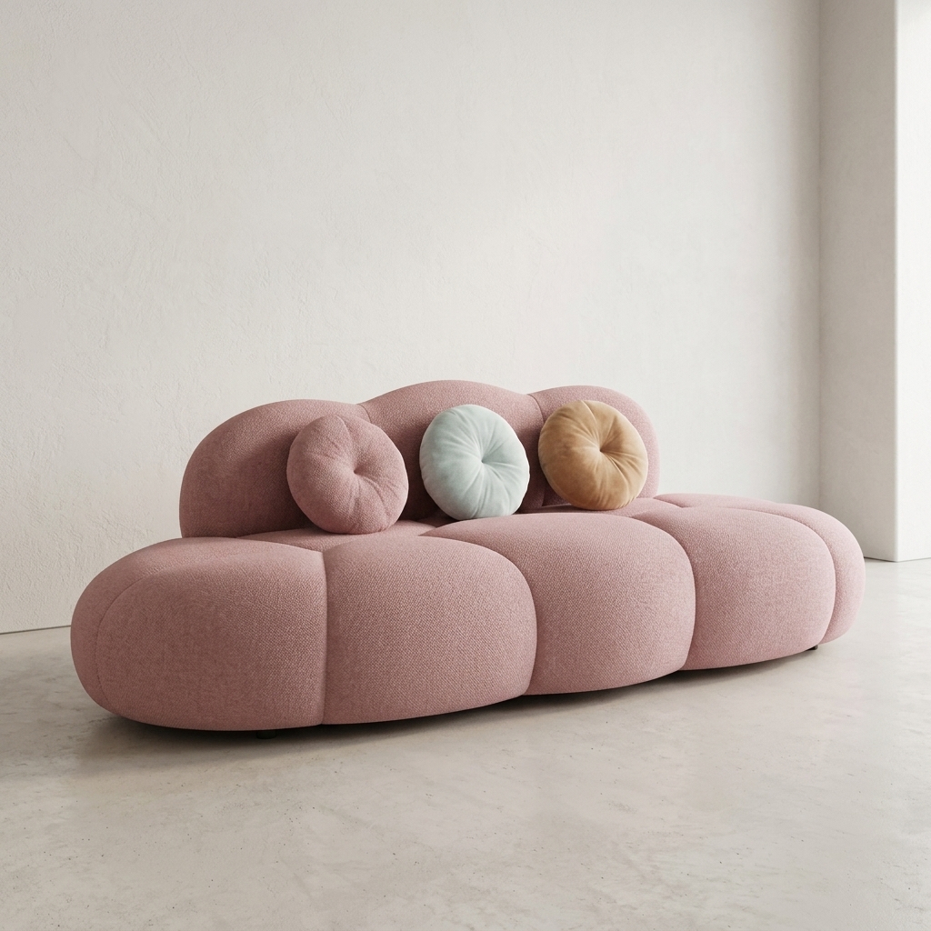 Sofá Orgánico Burbuja Rosa Palo, Sofás de Diseño